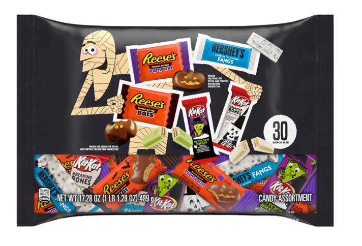 (image for) Hershey's Kitkat Reese's Halloween Candy Asst 30ct, 17.28oz